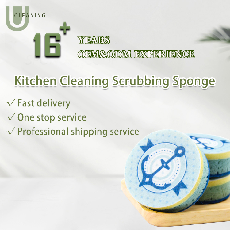 CHINA OEM NON-ABBRASIVE DISHWASH SCRUBBING SPONGE FOR KITCHEN CLEANING