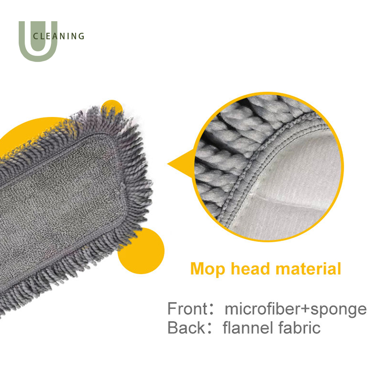 EASY CLEANING INDUSTRIAL CHANGEABLE FLAT MOP HEAD REPLACEMENT MOP PAD REFILLS