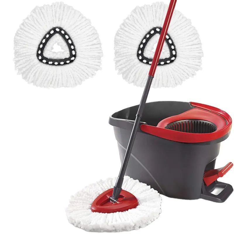 SPINNING MOP BUCKET 360 TRIANGLE SPIN MOPS CLEANING FLOOR